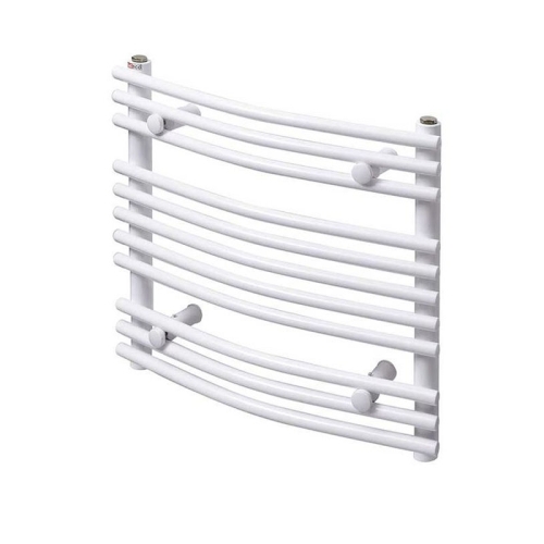 Radeco Sonia A1-500/SL D profilos íves törölközőszárítós csőradiátor (420 W, fehér, 496x550 mm)