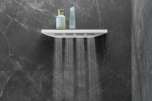 Hansgrohe Rainfinity 500 1 jet vállzuhany polccal, matt fehér 26243700