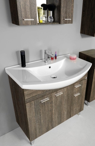 AQUALINE ZOJA mosdótartó szekrény, mali wenge 51082
