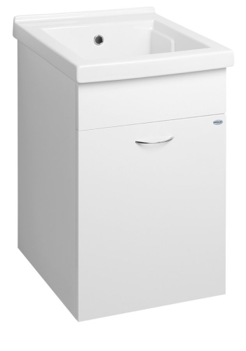 Sapho AQUALINE 43x70x47,8cm mosdótartó szekrény, fehér 57034