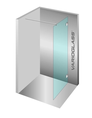 Varioglass Globus 400 Zuhanyfal víztiszta üveg, 80x200 cm