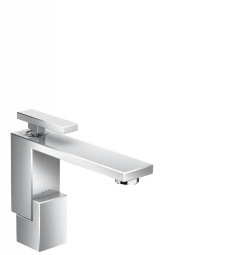 Hansgrohe AXOR Edge egykaros mosdócsaptelep 130 push-open lefolyó-garnitúrával 46010000