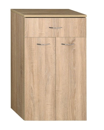 AQUALINE ZOJA/KERAMIA FRESH állószekrény, fiókokkal, 50x78x29cm, platina tölgy 50315