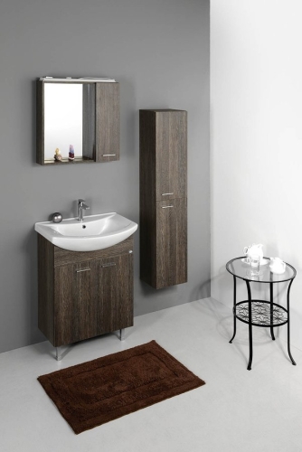 AQUALINE ZOJA/KERAMIA FRESH állószekrény, 30x140x25cm, mali wenge 51156