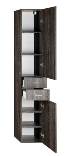 AQUALINE ZOJA állószekrény fiókkal, 35x184x29cm, mali wenge 51221