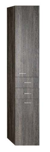 AQUALINE ZOJA állószekrény fiókkal, szennyeskosárral, 35x184x29cm, mali wenge 51231