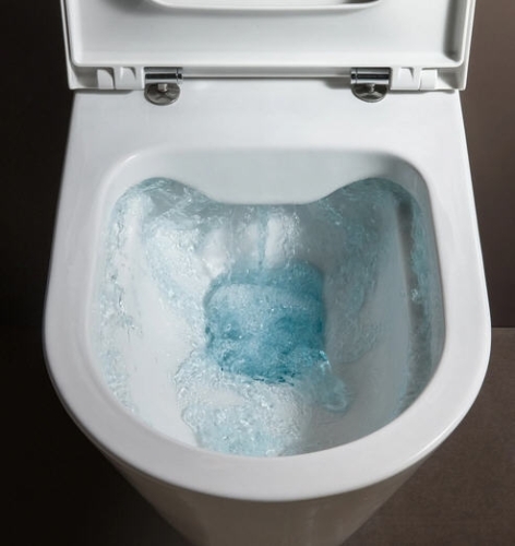 Laufen KARTELL BY LAUFEN perem nélküli compact fali wc, matt fehér H8203337570001