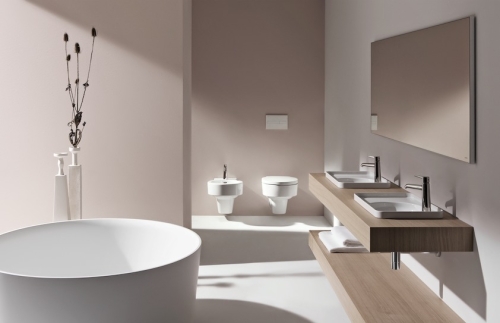 Laufen VAL perem nélküli fali wc, matt fehér H8202817570001