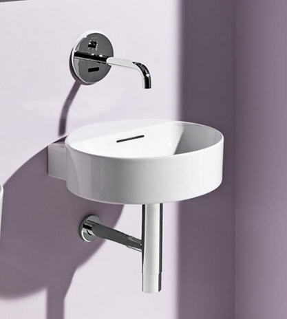 Laufen VAL 40x42,5 cm kézmosó csaplyuk nélkül, fehér LCC felülettel H815284001091