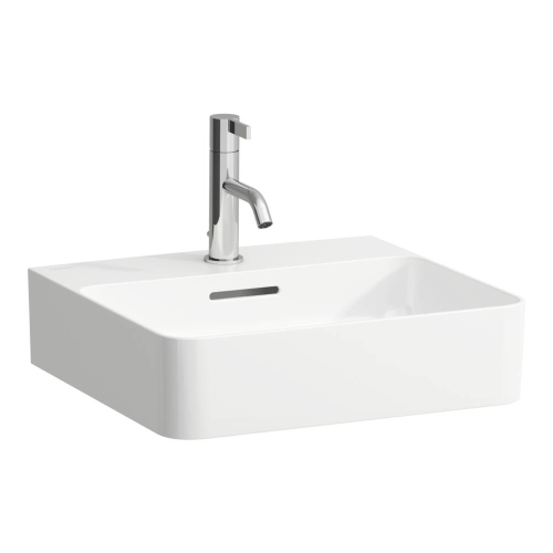 Laufen VAL 45x42 cm kézmosó csaplyuk nélkül alsó felülete csiszolt, fehér H8162800001091