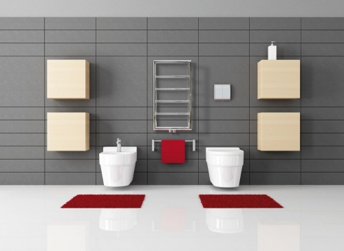 Radeco FRAGIL ANTIK design fűrdőszobai csőradiátor (220 W, antik, 850x435 mm)