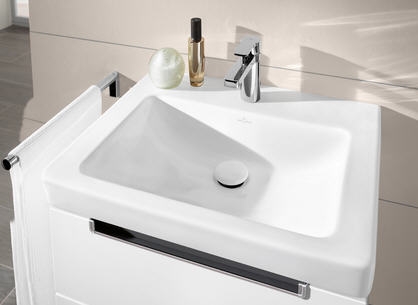 Villeroy & Boch Subway 2.0 60x47 cm bútorral aláépíthető mosdó túlfolyó nélkül CeramicPlus felülettel 7113 F1 R1 (7113F1R1)