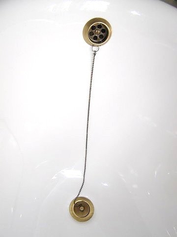 POLYSAN SILFRA Le-, túlfolyó dugóval Rectime térkádhoz, bronz 71690