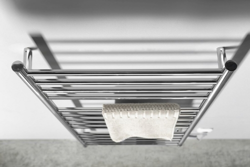 Sapho REDONDO 600x1500mm elektromos törölközőszárító radiátor időzítővel, inox ER250T