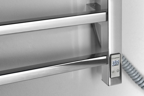 Sapho ESKINADO 600x1500mm elektromos törölközőszárító radiátor időzítővel, inox ER450T