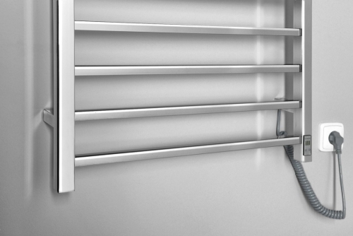 Sapho ESKINADO 600x1500mm elektromos törölközőszárító radiátor időzítővel, inox ER450T