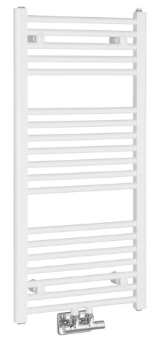 Sapho AQUALINE DIRECT Fürdőszobai radiátor, középső bekötéssel, 450x990mm, 415W, fehér ELM94