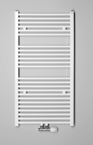 AQUALINE Fürdőszobai radiátor, középső bekötéssel, 600x1700mm, 889W, fehér ELM66