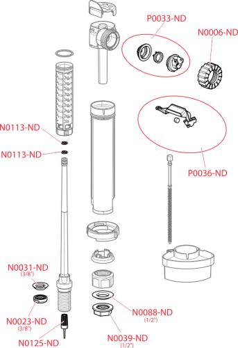ALCA (Alcaplast) A18 3/8