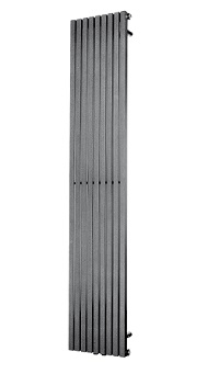 Radeco TORGET H 3 design fűrdőszobai radiátor (1085 W, króm, 600x1208 mm)