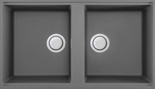 Elleci Best 450 munkalap alá szerelhető 2 medencés gránit, M73 Titanium LMB45073BSO