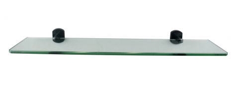 Sanotechnik SOHO üveglapos piperepolc, fekete 7153B
