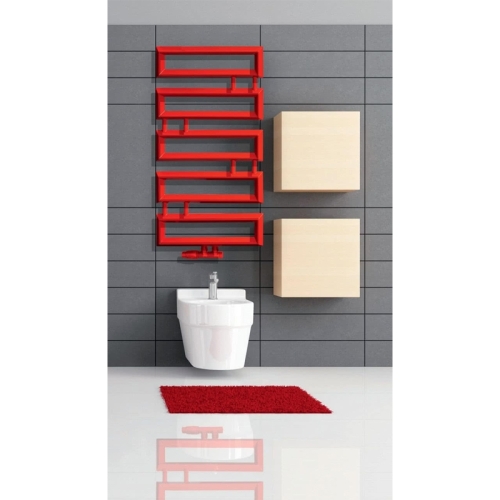 Radeco LENTO 1 (NEMO 1) design fűrdőszobai radiátor (281 W, 550x500 mm)