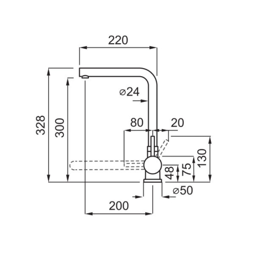 Elleci Danubio mosogató csaptelep MIKDANCR