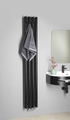 Sapho PILON 270x1800mm fürdőszobai radiátor, matt fekete IZ122