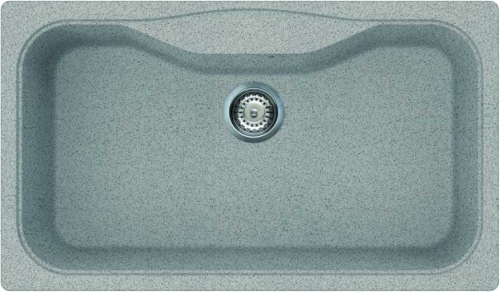 Elleci Fox 360 egy medencés gránit mosogató, G55 Grigio Pietra LGF36055