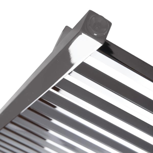Radeco LIVIA 1 T CR design fűrdőszobai radiátor (228 W, króm, 800x500 mm)