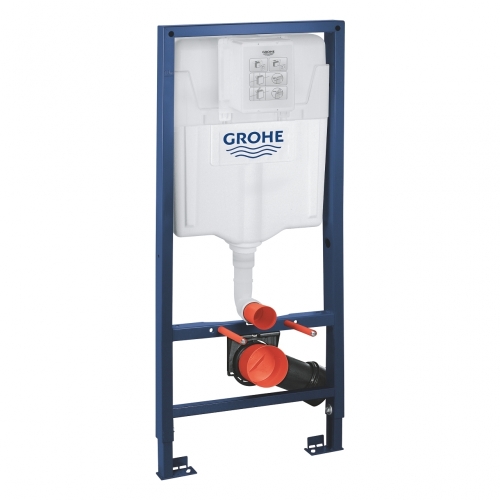 Grohe 38528001 szerelő elem kompletten nyomólappal, perem nélküli wc-vel, ülőkével SSB4N
