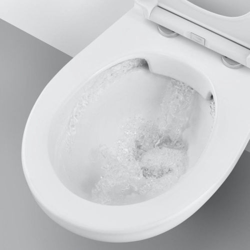 Grohe 38528001 szerelő elem kompletten nyomólappal, perem nélküli wc-vel, lassú záródású ülőkével SSB5N
