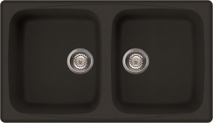 Elleci Master 450 két medencés gránit mosogató, M70 Ghisa LMM45070