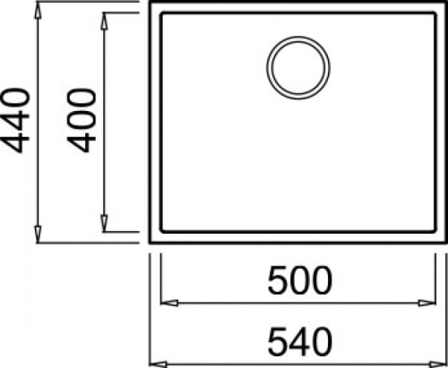 Elleci Quadra 105 munkalap alá szerelhető egy medencés gránit mosogató, G48 Cemento LGQ10548BSO