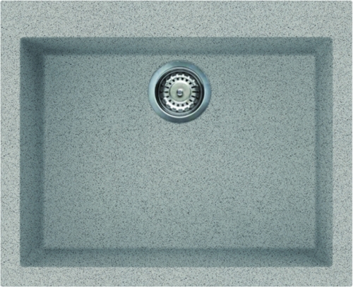 Elleci Quadra 110 egy medencés gránit mosogató G55 Grigio Pietra LGQ11055