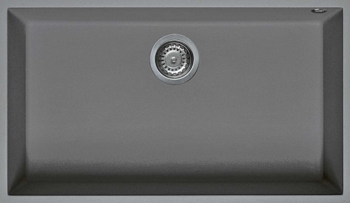 Elleci Quadra 130 munkalap alá szerelhető egy medencés gránit mosogató M73 Titanium LMQ13073BSO