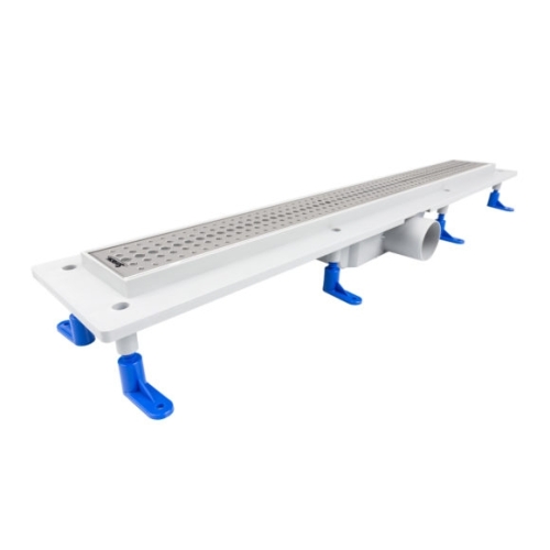 Technik Sanitery zuhanyfolyóka Basic rozsdamentes ráccsal, 1000-es TT-B-100