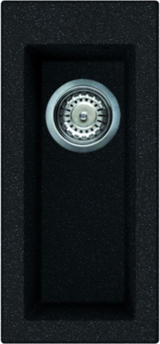 Elleci Quadra 50 egy medencés gránit mosogató G54 Nero Pietra LGQ05054