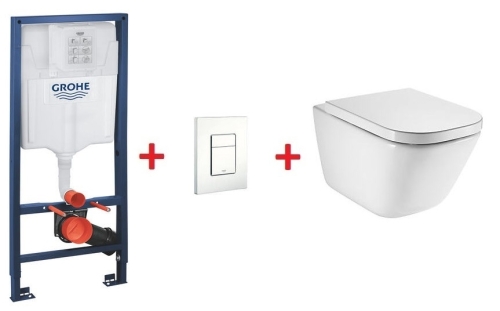 Grohe Rapid SL falsík alatti wc tartály komplett szett SZP-GR70 (38528001, 38732SH0, Roca-34647L000, Roca-A801470004)