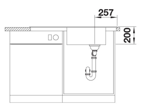 BLANCO Faron XL 6S Silgranit mosogató szűrőkosárral alumetál 524805