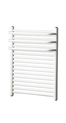 Radeco ARIA A1-350/1 design törölközőszárítós csőradiátor (280 W, fehér, 490x385 mm)