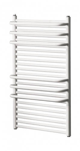 Radeco ARIA A2-350/2 design törölközőszárítós csőradiátor (410 W, fehér, 680x385 mm)