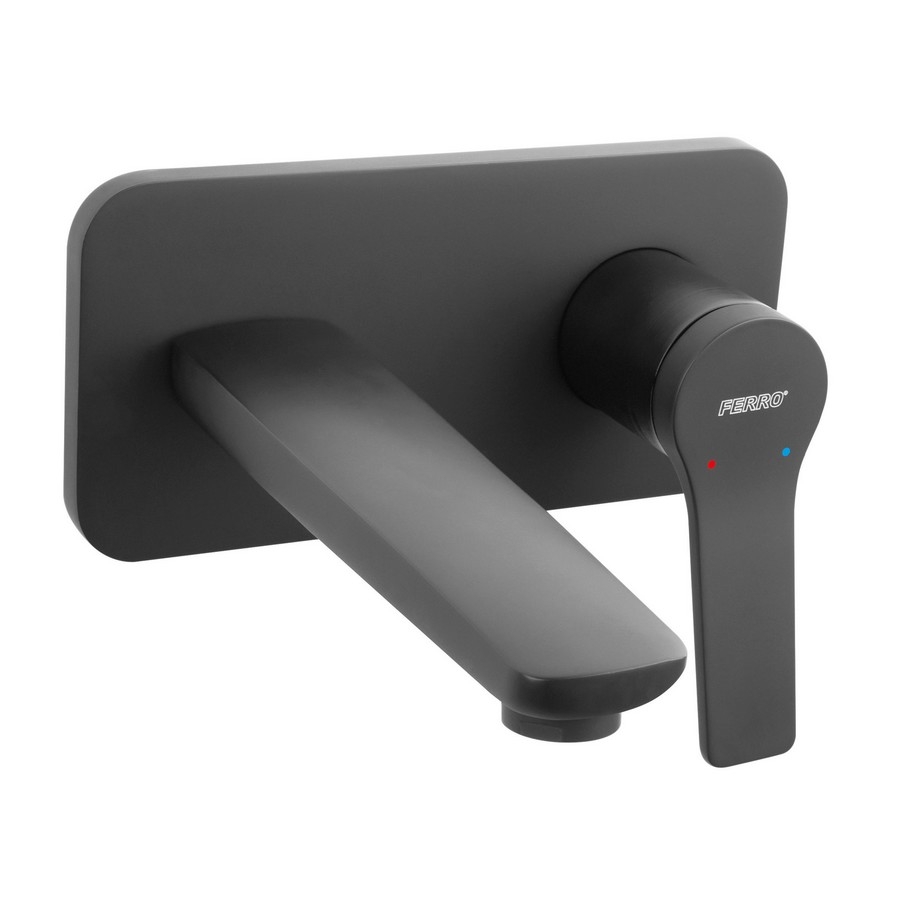 Ferro Stratos Black falsík alá építhető mosdócsaptelep BSC3PABL