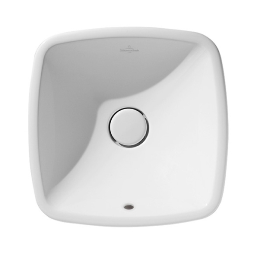 Villeroy and Boch Loop & Friends 43x43 cm ráültethető mosdó, túlfolyóval CeramicPlus felülettel 514910R1