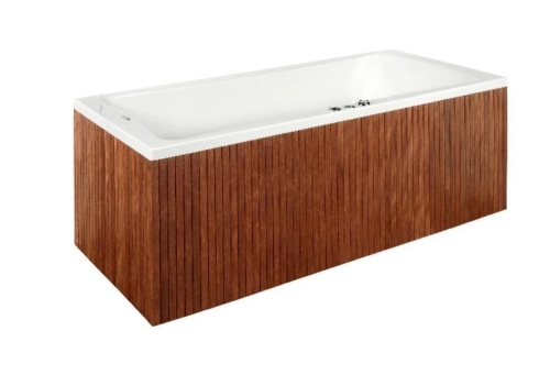 M-Acryl Trópusi fa előlap egyenes kádakhoz, wenge 20147