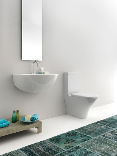 Sapho KERASAN AQUATECH 70x52 cm kerámiamosdó túlfolyó nélkül 374001