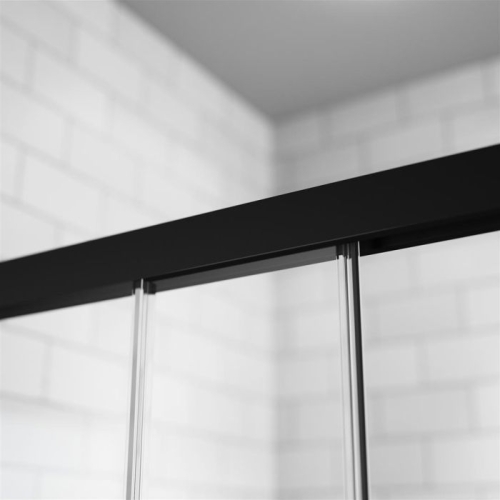 Radaway Idea Black KDJ 160 B szögletes fekete zuhanykabin ajtó 387046-54-01L