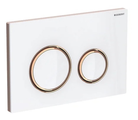 Geberit Sigma21 nyomólalap, vörösarany/fehér 115.650.SI.1