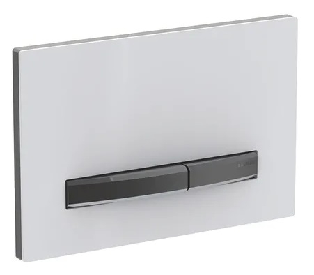 Geberit Sigma50 nyomólap, fekete króm/fehér 115.671.11.2
